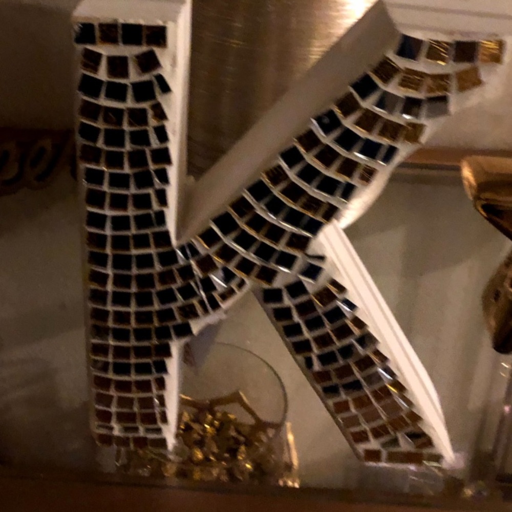 Mirrored letter K